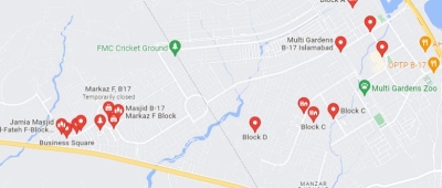 F-Block 7 marla plot for sale in Multi Garden B-17 Islamabad 