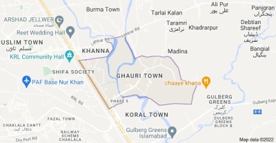 Prime Located 4 kanal commercial plot for sale At Main service Road Ghauri Town 