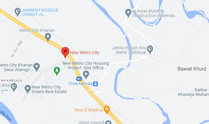 plot file are available for sale in new metro city Gujar Khan 